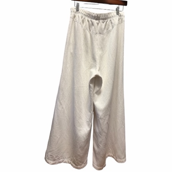 ADIDAS Cream Wide-Leg Joggers/Pants - Picture 4 of 8